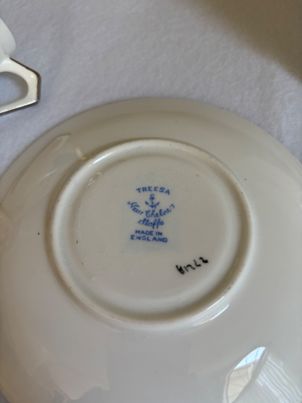 New Chelsea Staffs "Treesa" Art Deco Trio 1930's - Picture 6 of 6